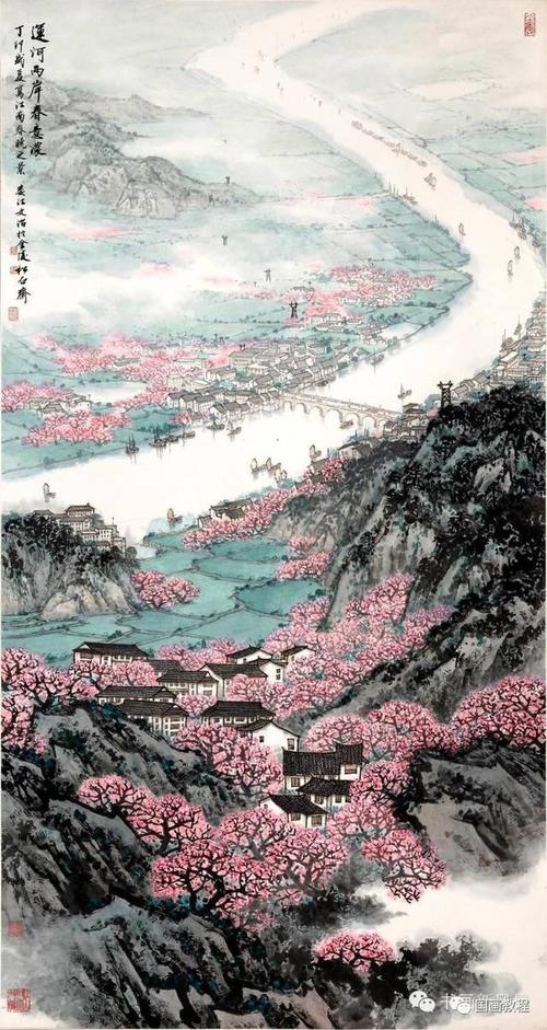 在春雨中