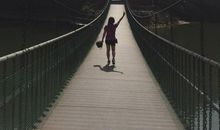 秋日游白沙大桥