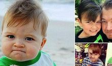 一个陌生的小男孩