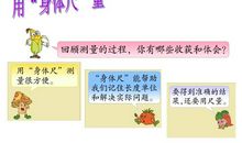 我们身体上的“尺“秘密