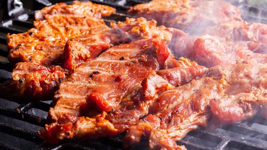 美味的烤肉