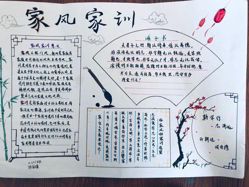 培养良好的家庭作风，努力成为一名好少年