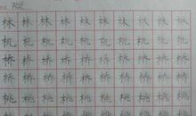 第一次练习硬笔书法