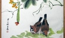 我学会了画国画麻雀