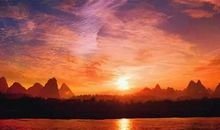 美丽的夕阳红公园