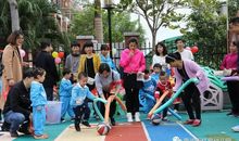 快乐的家庭篮球课