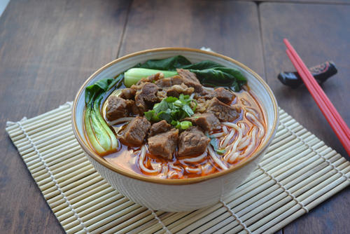 牛肉面稍有触感