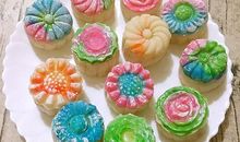 制作五彩冰皮月饼