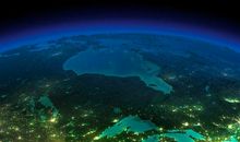 美丽的地球消失了