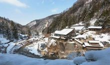 北国乡村的冬天