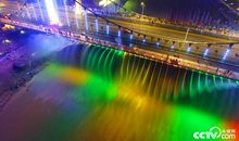 美丽的网红桥亮了