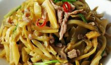 我学会了炒肉丝