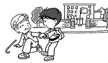 看图写话照相扶小妹妹