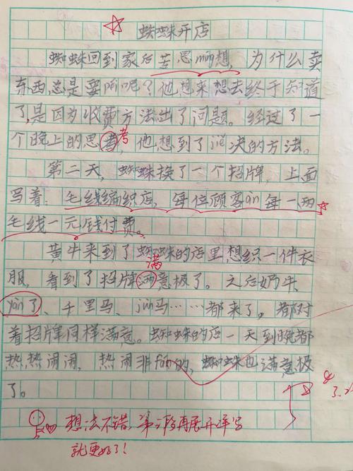 继续为蜘蛛店写150个字