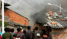 放炮引发的火灾