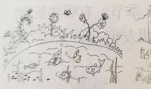 野餐看图写话一年级下册