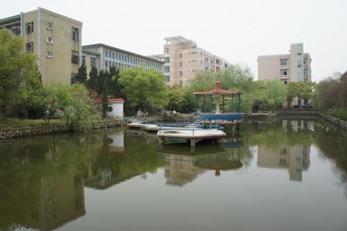 美丽的校园春天