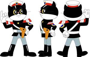 可爱的黑猫警长