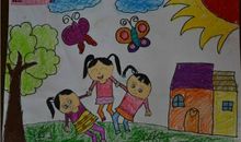 绘画伴我快乐成长