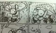 小白兔种菜看图写话