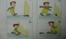 老鼠偷蛋糕看图写话