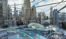 未来的高科技城市