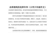 善润了年华的作文