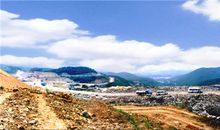 参观天子岭垃圾填埋场