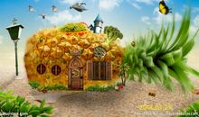 快乐的水果蔬菜城堡