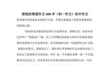 温暖的旅程作文600字初一