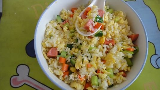 第一次学习做鸡蛋炒饭
