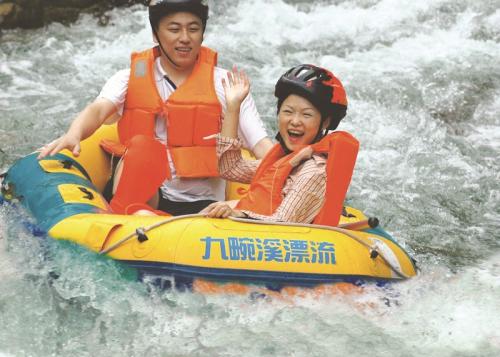九湾河漂流
