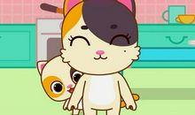 妈妈陪我坐电梯