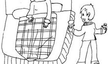 狮子大王生病了看图写话