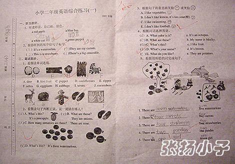 试卷对我说