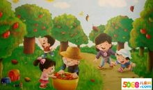 一家人野餐看图写话