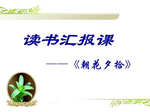 阅读报告课