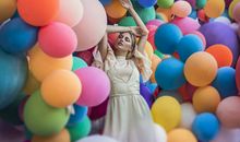 激烈的“胖气球”PK赛