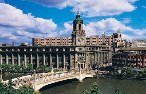 参观上海历史博物馆