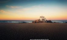 夕阳里的一座城