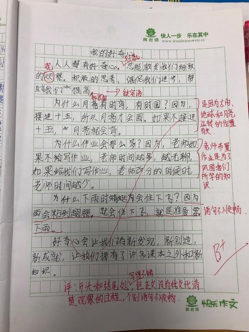 我的好奇心组成三年级