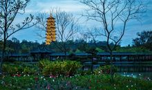 秋日迷人的瘦西湖