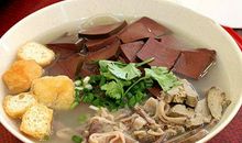 描写鸭血粉丝汤的作文