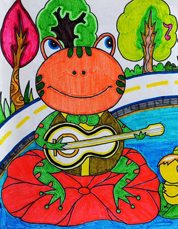 有趣的绘画作业