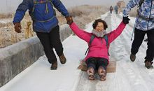 春雪是个调皮的孩子