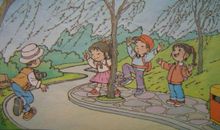 秋天来了看图写话一年级