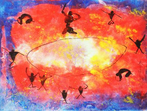 女wa填满天空，写了500个字
