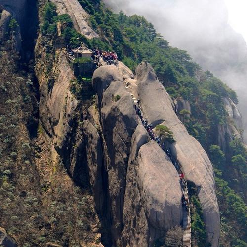 美丽的黄山，我的家