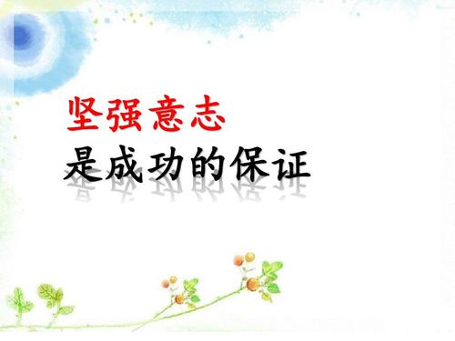 顽强的意志