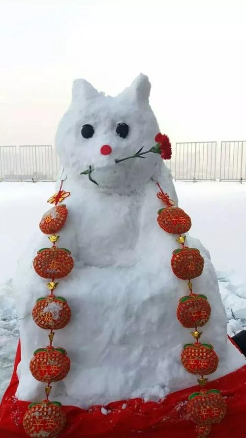 独特的雪人
